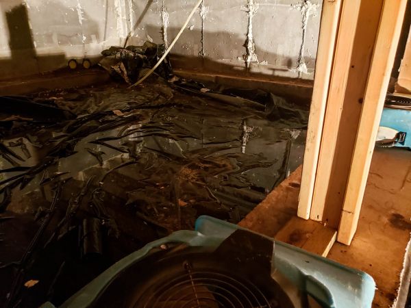 Crawlspace Water Cleanup in Muncie