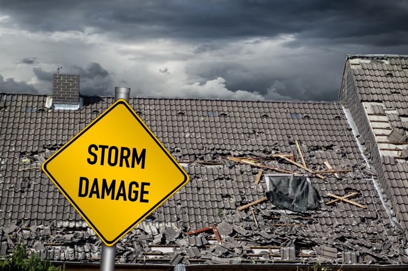 Roof Storm Damage Remediation